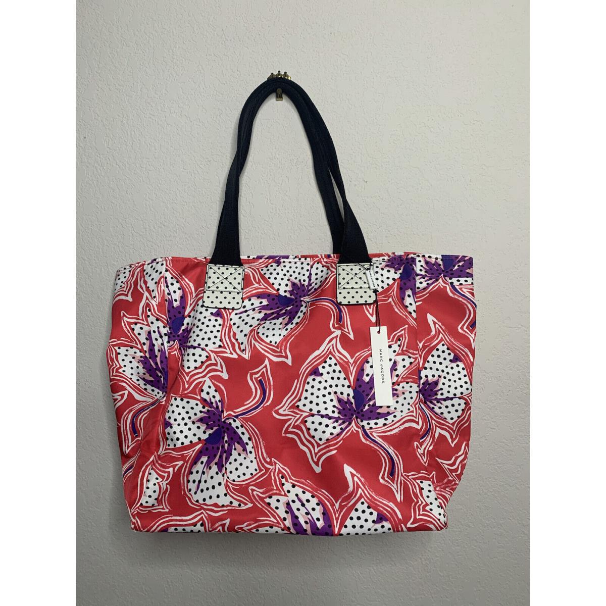 Marc Jacobs Floral Tote Red Large