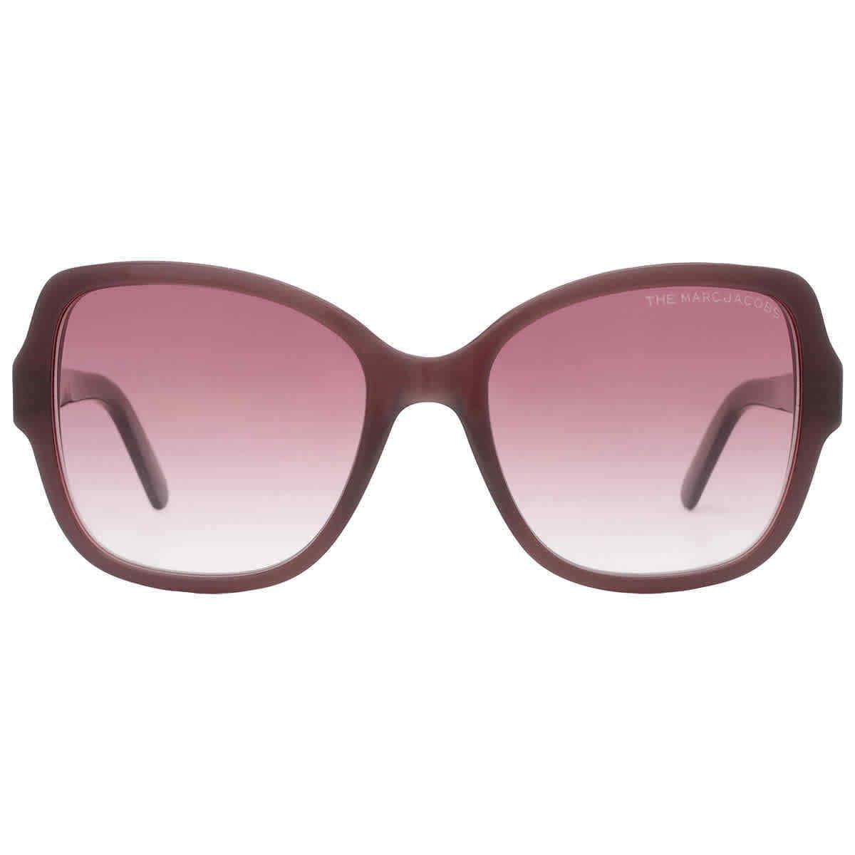 Marc Jacobs Burgundy Shaded Butterfly Ladies Sunglasses Marc 555/S 07QY/3X 55