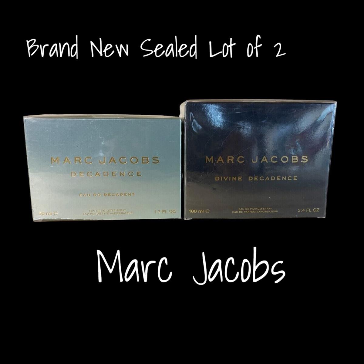 Marc Jacobs Decadence Eau So Decadent Edp Divine Decadence Edt X 2 Lot