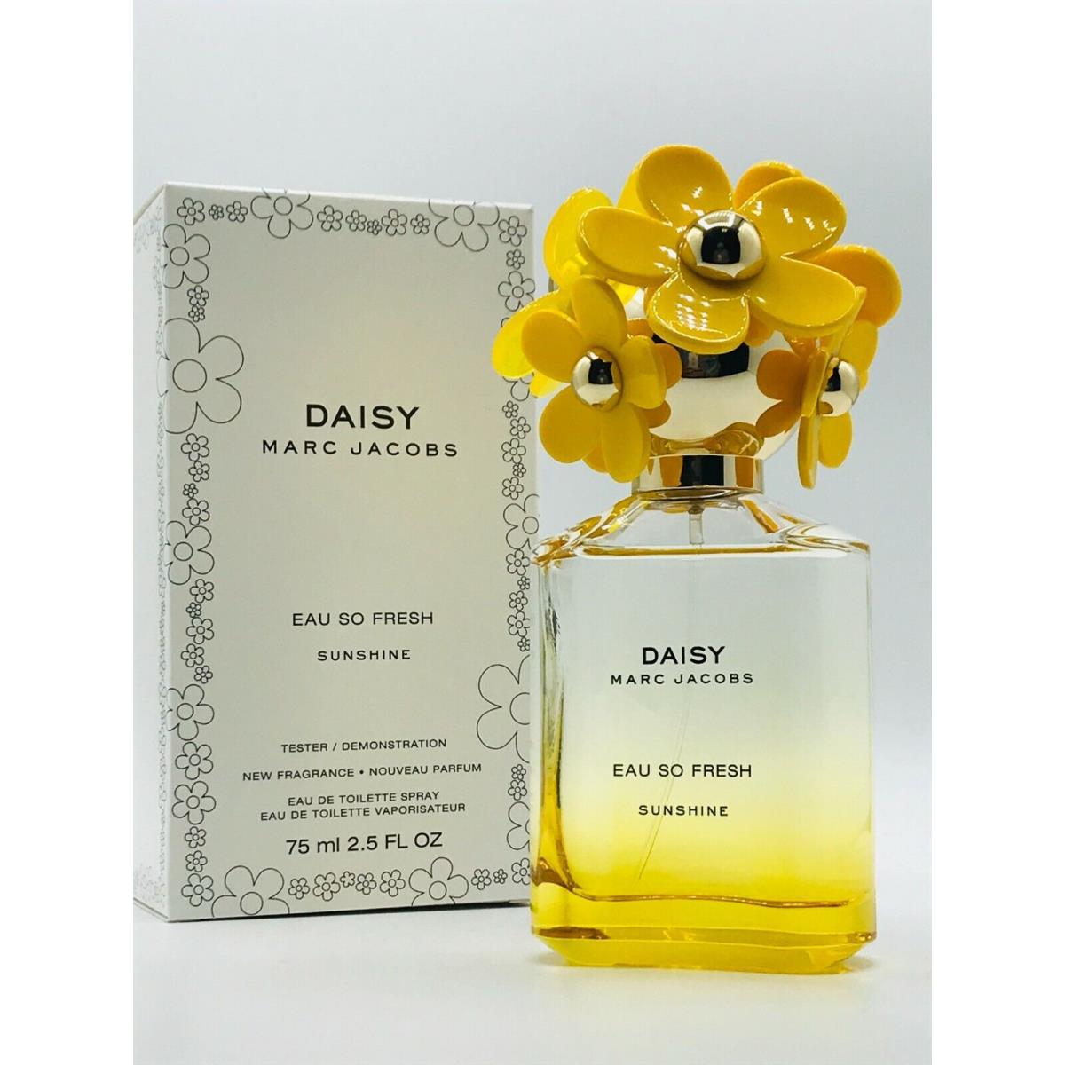 Marc Jacobs Daisy Eau So Fresh Sunshine Women Perfume Spray 2.5 oz Box As Shown