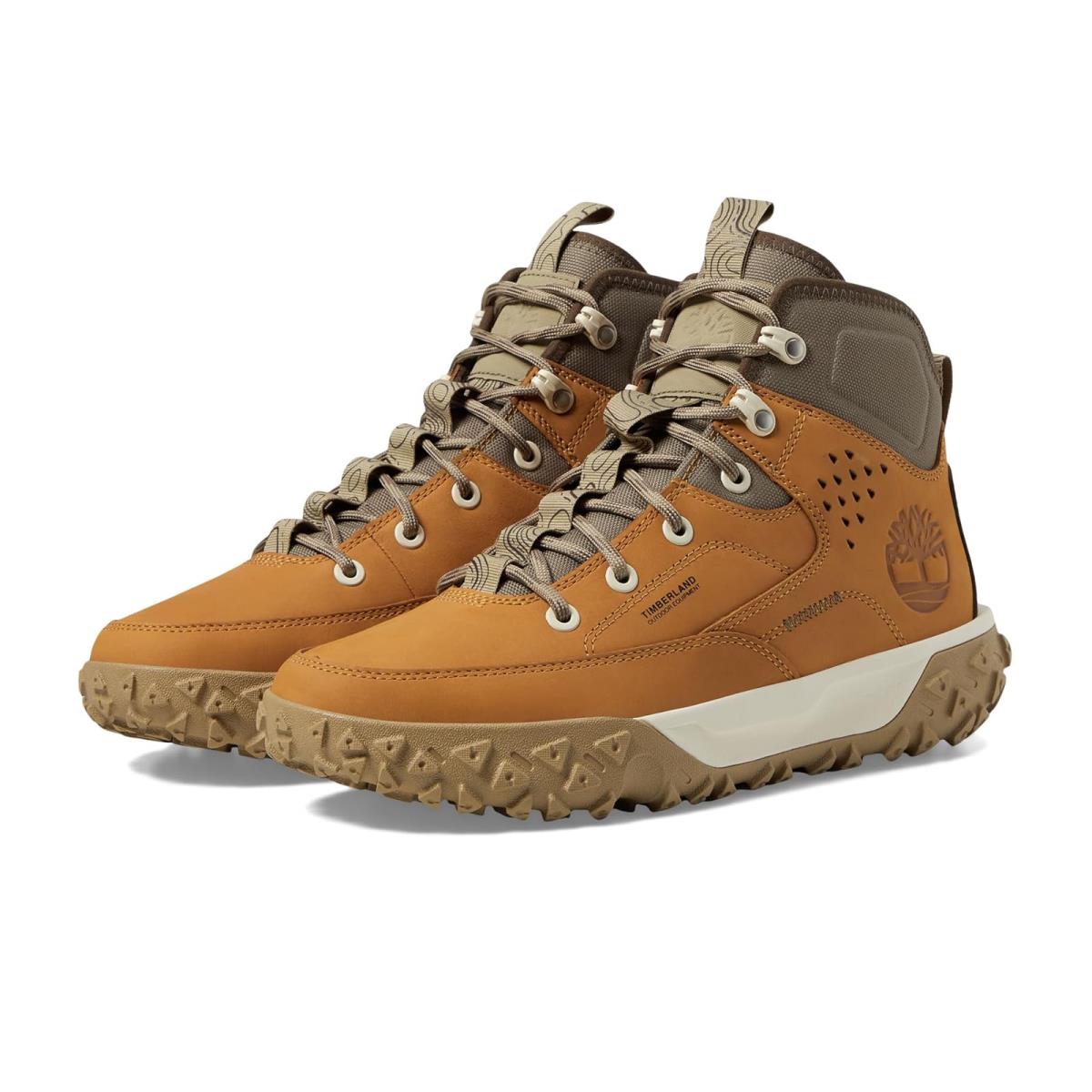 Man`s Hiking Timberland Greenstride Motion 6 Mid Leather - Wheat Nubuck