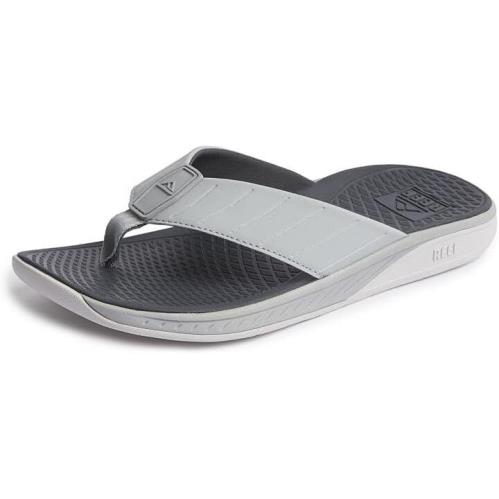 Reef Deckhand Men`s Water Friendly Flip Flop Boat Friendly No Grey