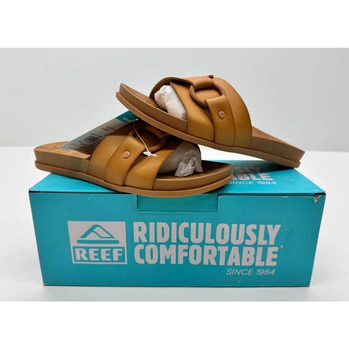 Reef Women`s Cushion Soho Cruz Sandals Natural Size 8 04S