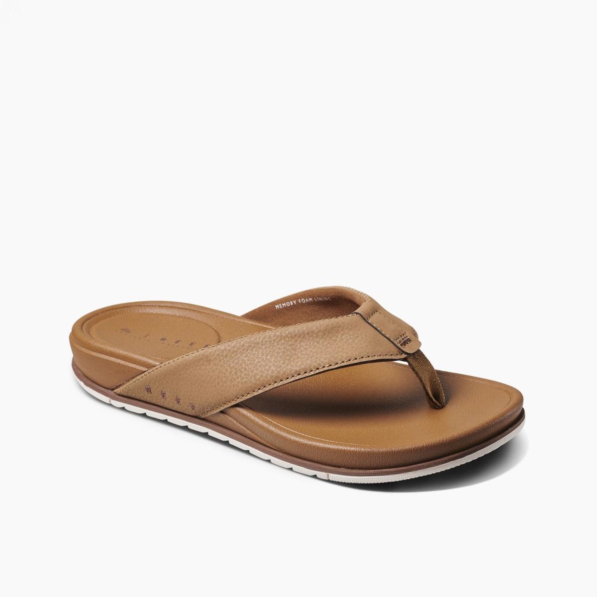 Reef Cushion Bonzer Men`s Beach Sandals Tan - 12 Medium