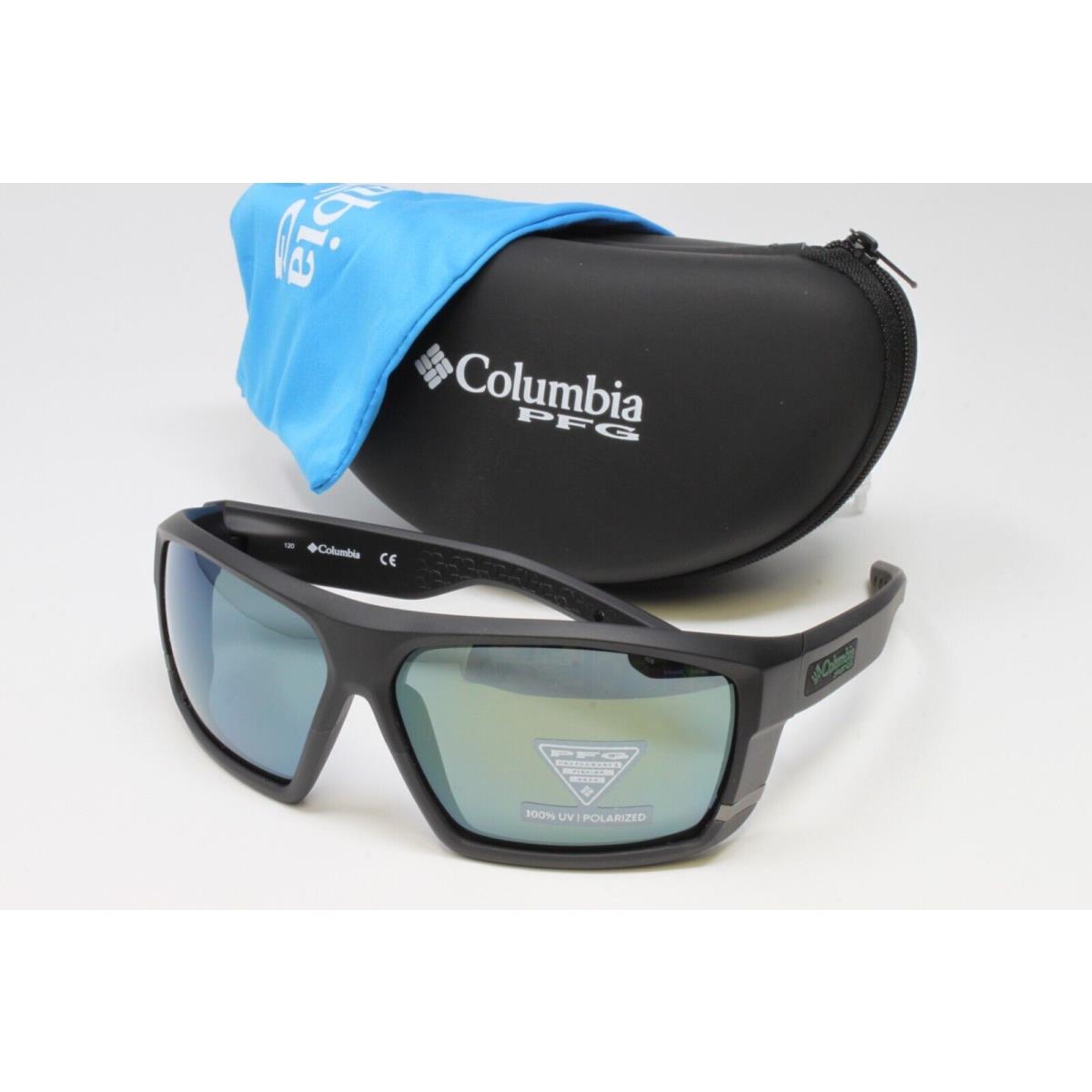 Columbia Pfg Sunglasses Baitcaster C509SP-002 Matte Black Polarized Lens