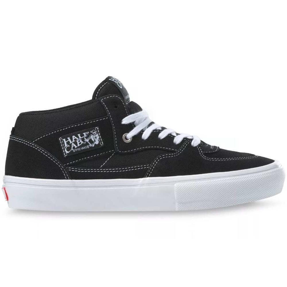 Vans Skate Half Cab Black/white Skate Shoe - White