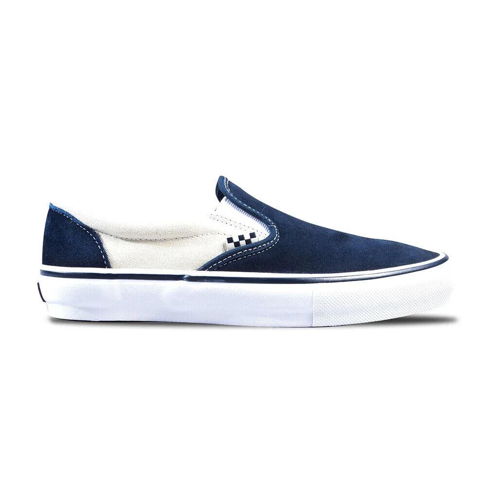 w Vans Skate Slip-on Dress Blue/turtledove VN0A5FCA5S3 Shoes - Blue