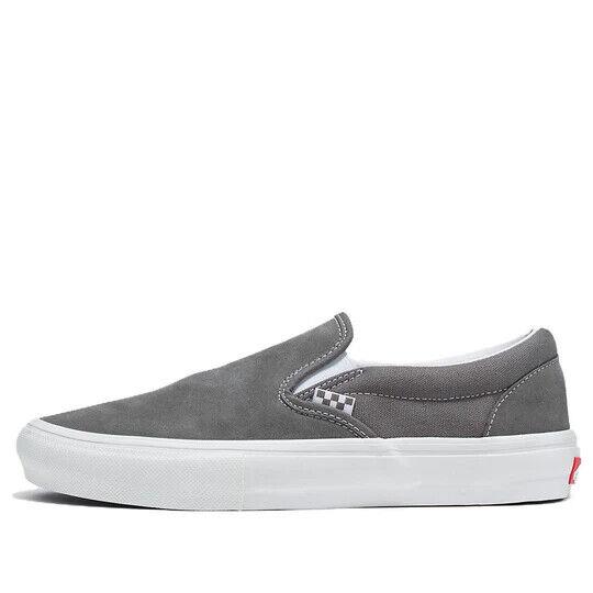 w Vans Skate Slip On Pewter True `white Grey` VN0A5FCA195 - Pewter