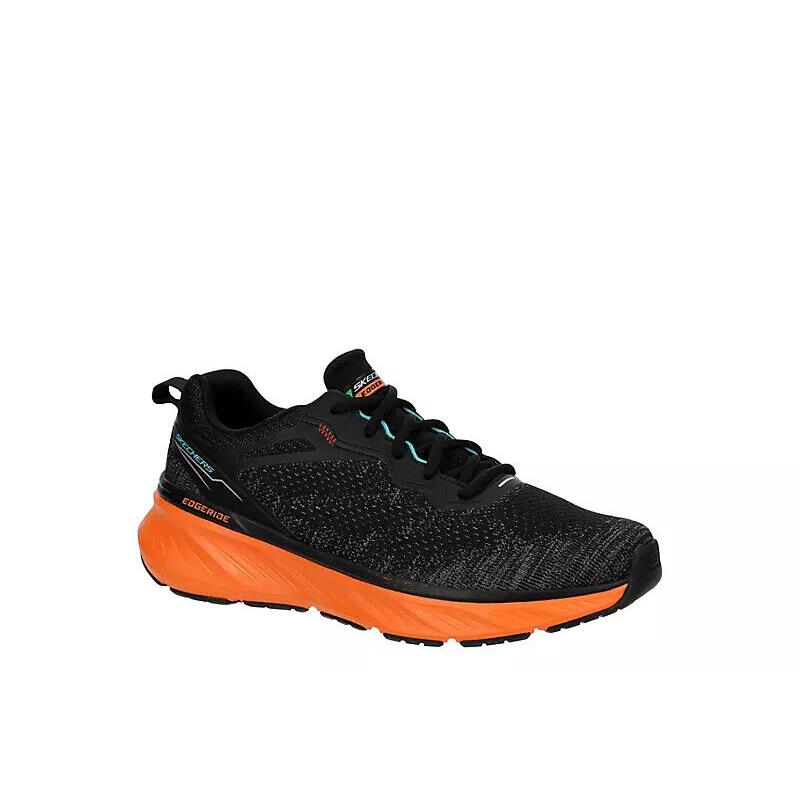 Skechers Mens Edgeride Running Training Casual Shoe - Black