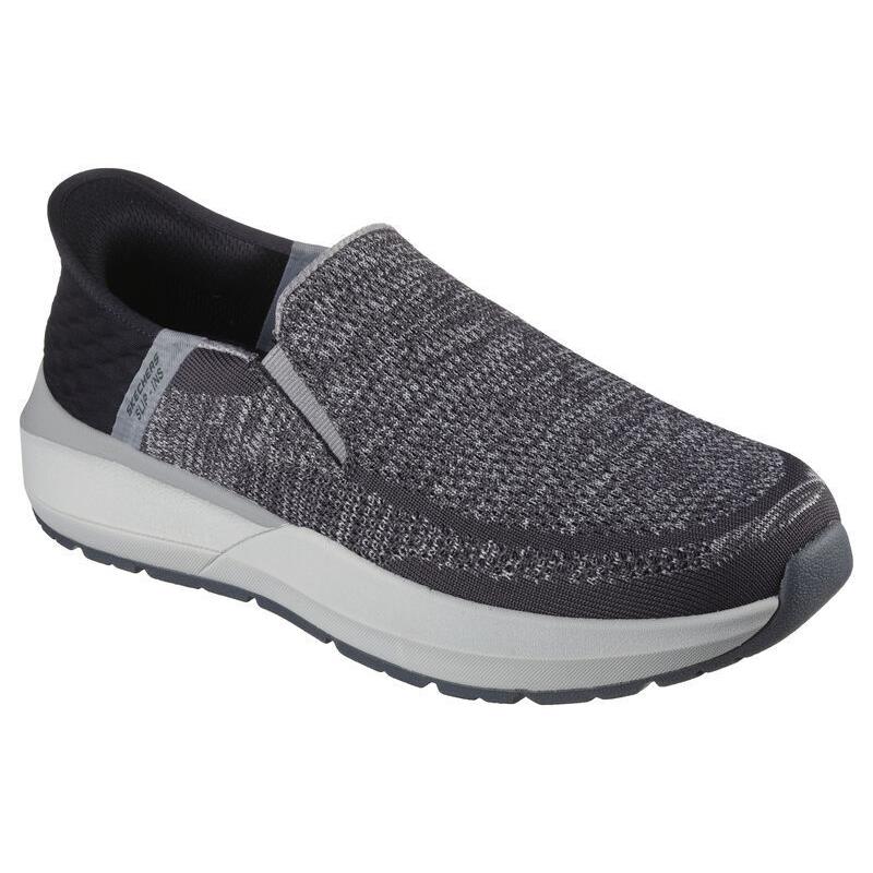 Skechers Mens Slip-ins Neville Rovello Shoes 210546 - Charcoal/light Gray - Charcoal/Ligt Gray