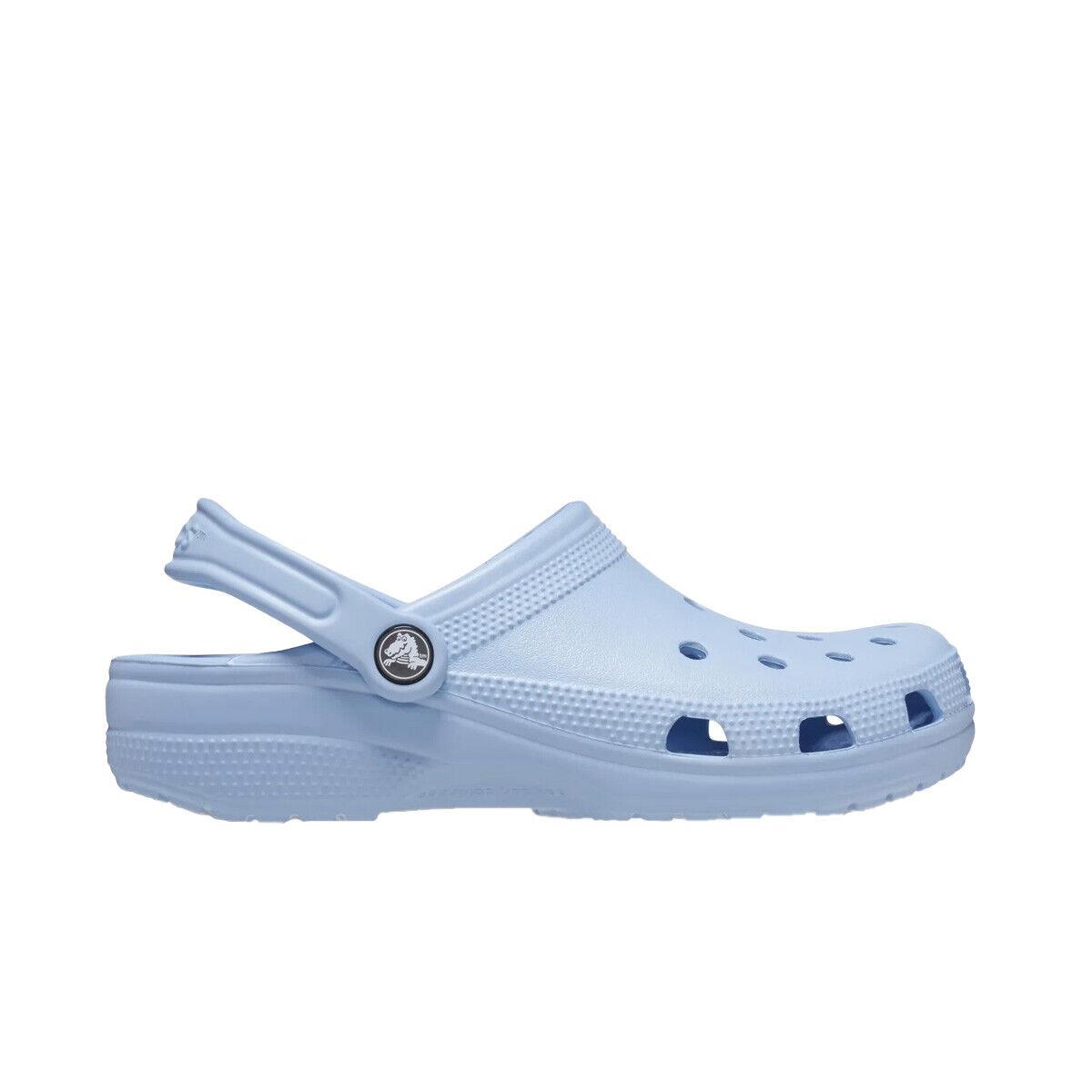 Crocs Unisex Blue Calcite Classic Clogs 10001