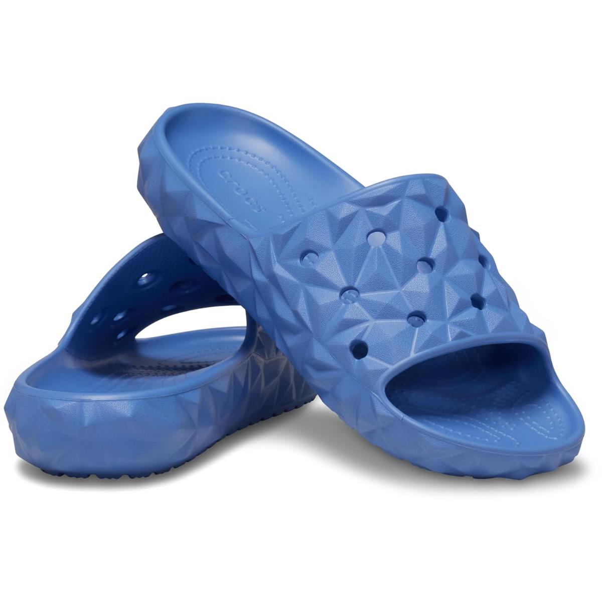 Unisex Sandals Crocs Classic Geometric Slide 2.0 Elemental Blue