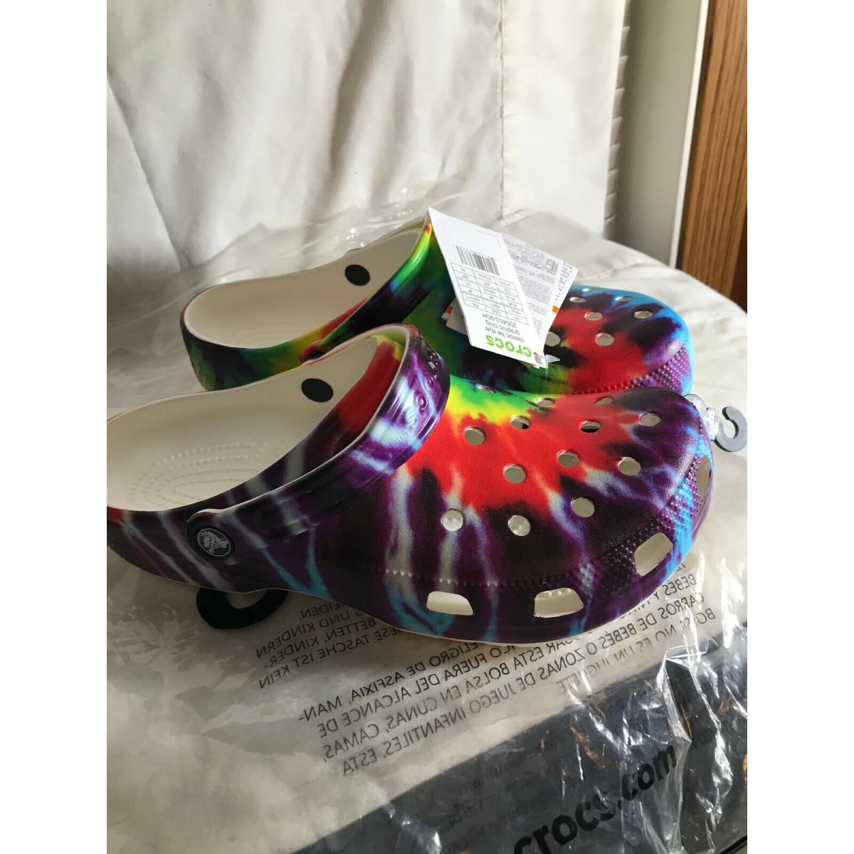 Crocs Unisex Classic Tie-dye Graphic Clog