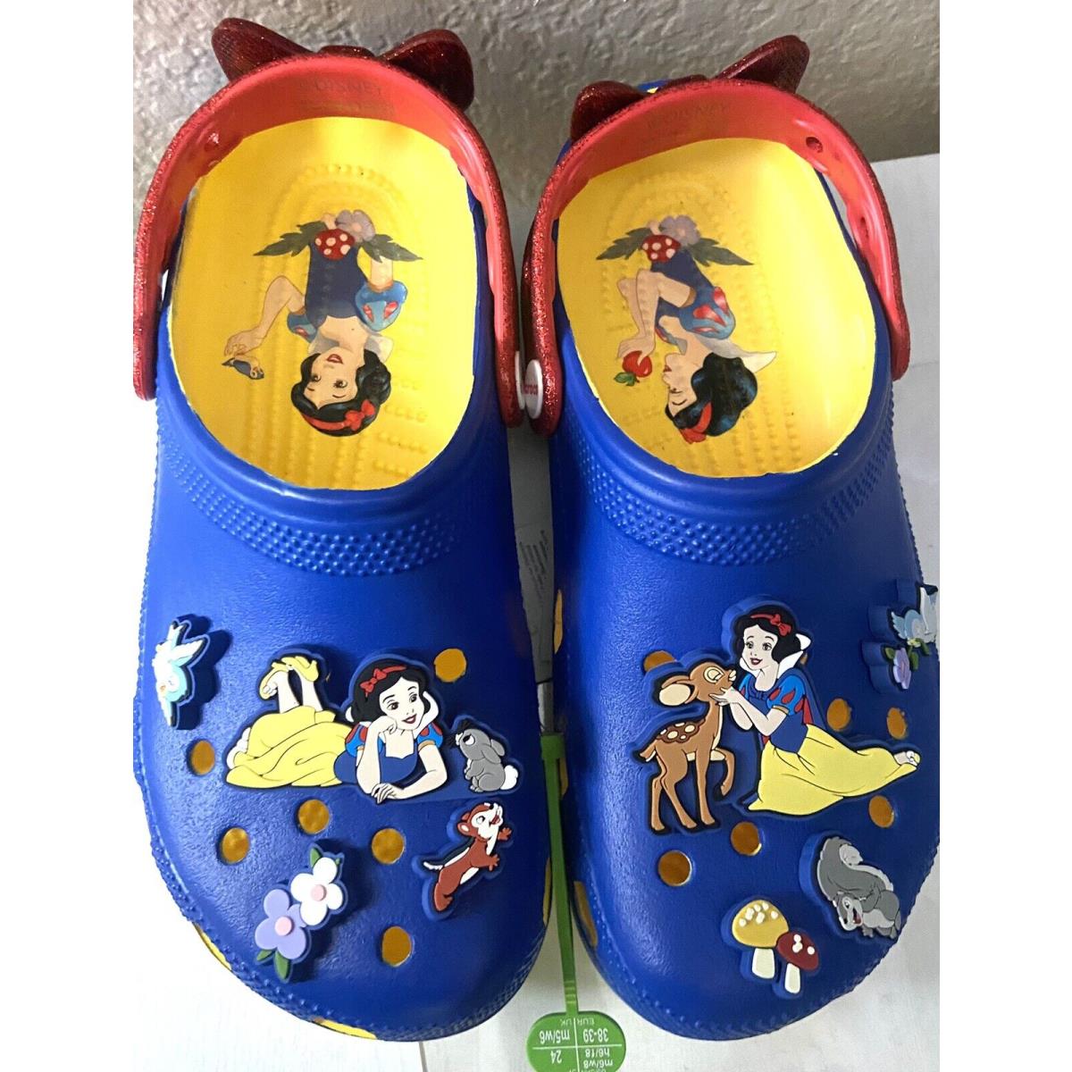 Women s Crocs X Disney Princess Snow White Classic Clog 209483 Sunshine