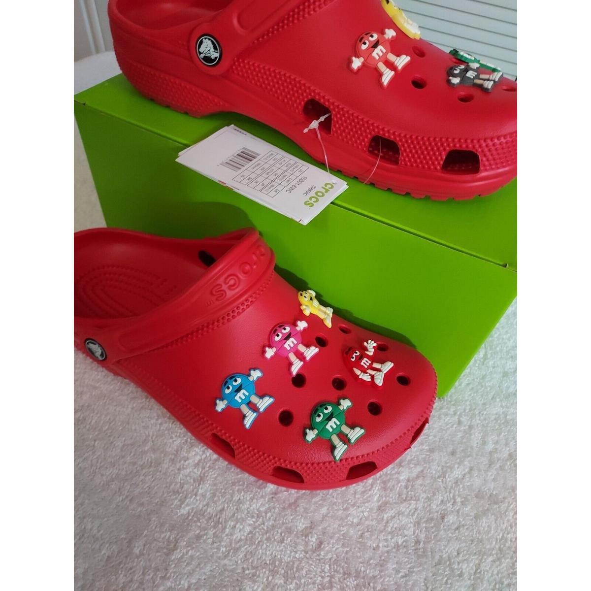 Crocs Size 10 Classic Varsity Red Clogs