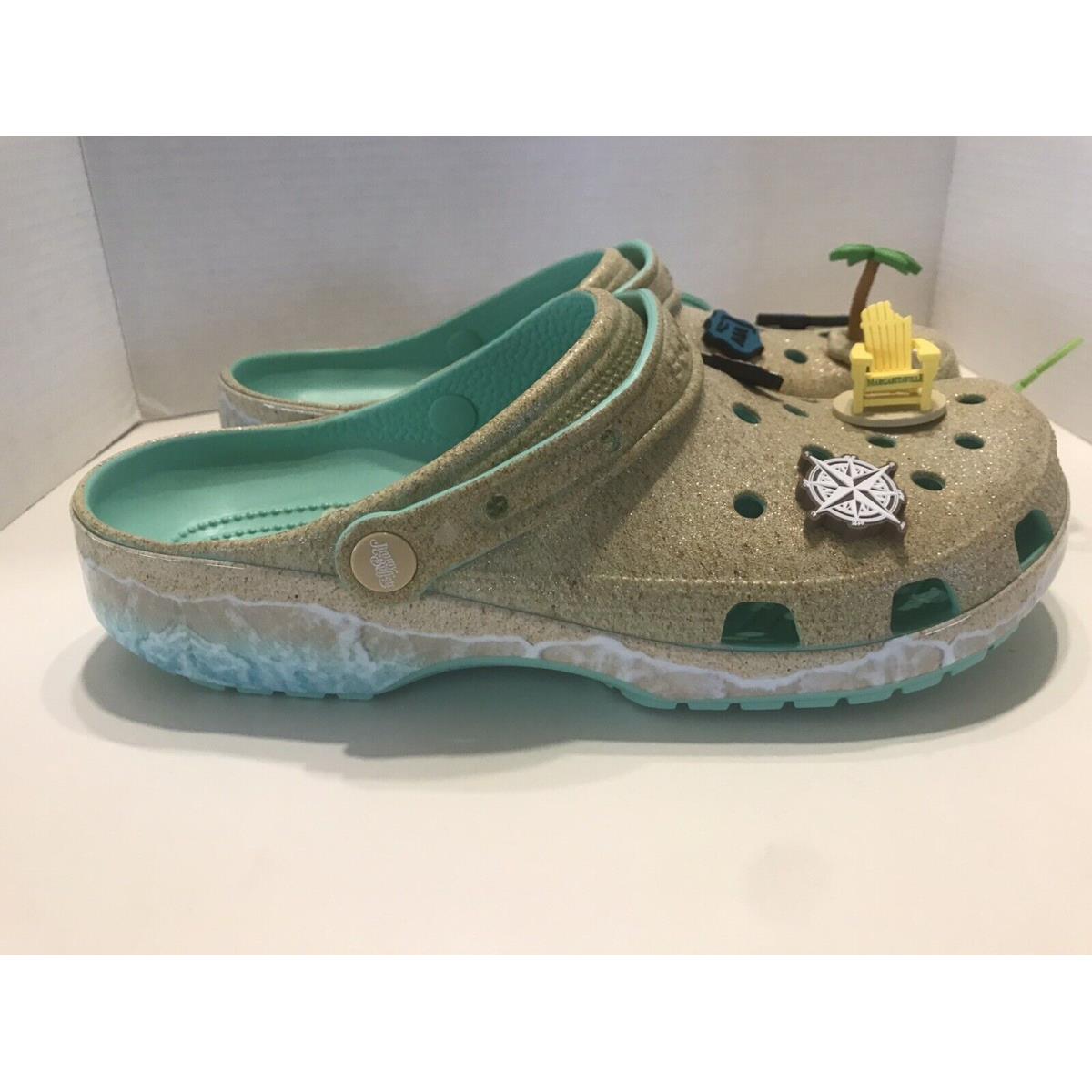 Crocs x Margaritaville Beach Classic Clog Jimmy Buffet Men`s 10 Women`s 12