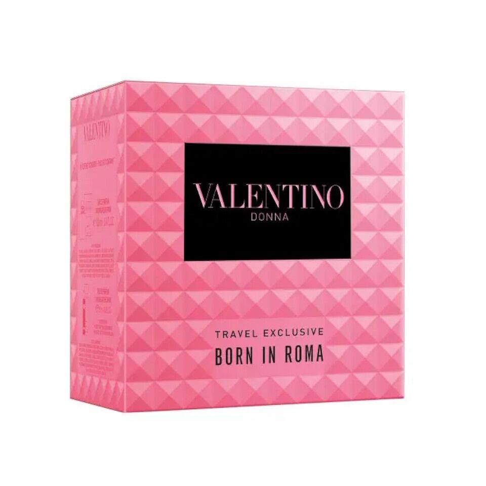 Born In Roma Travel Exclusive by Valentino Donna Edp 2 PC Set Women Spray