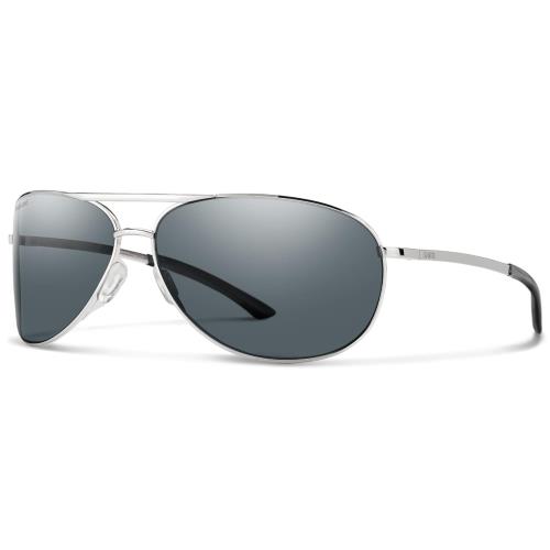 Smith Serpico 2 Sunglasses-silver-polarized Gray Lens