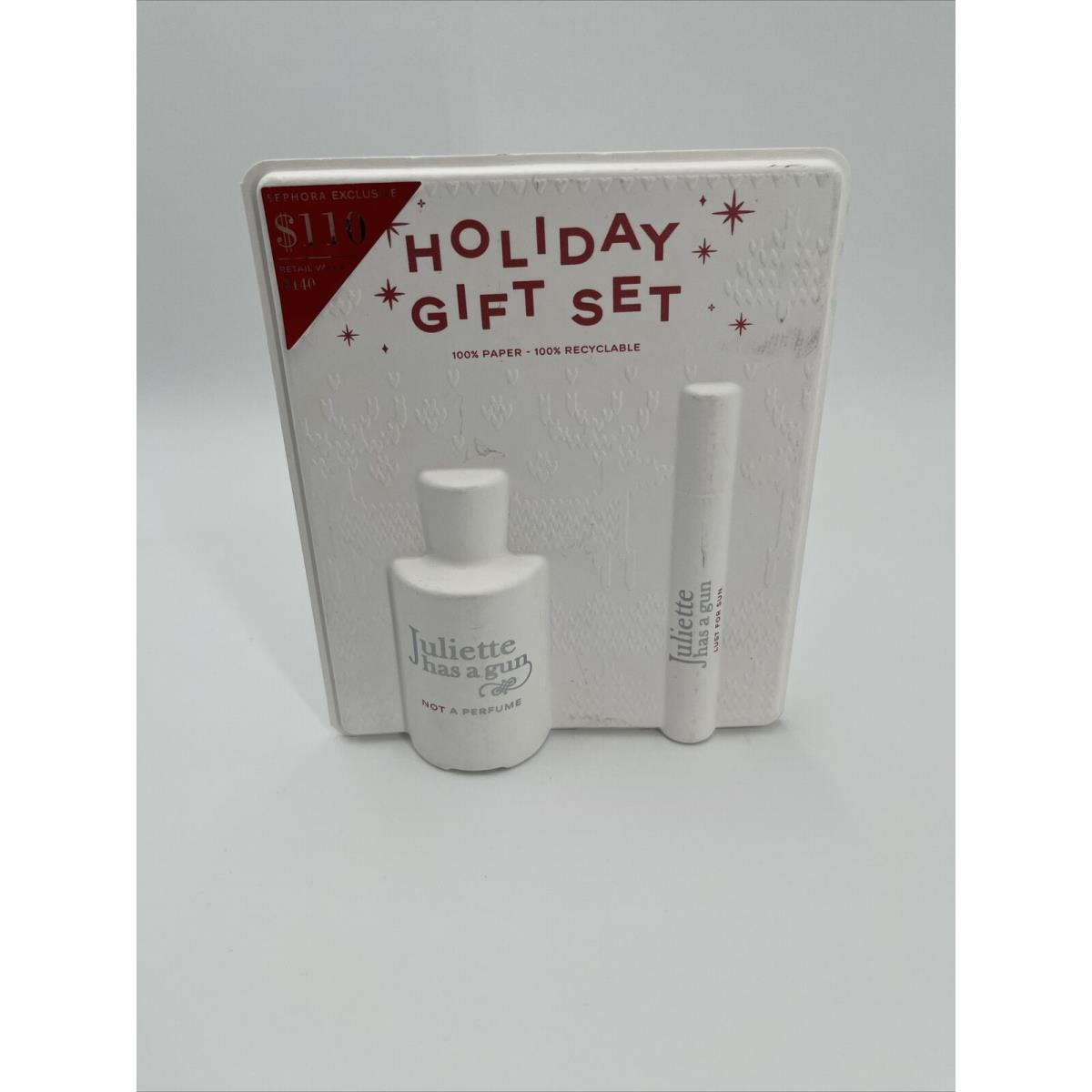 Juliette Has A Gun Ladies Holiday Gift Set Not A Perfume 1.7fl oz + Lust For Sun