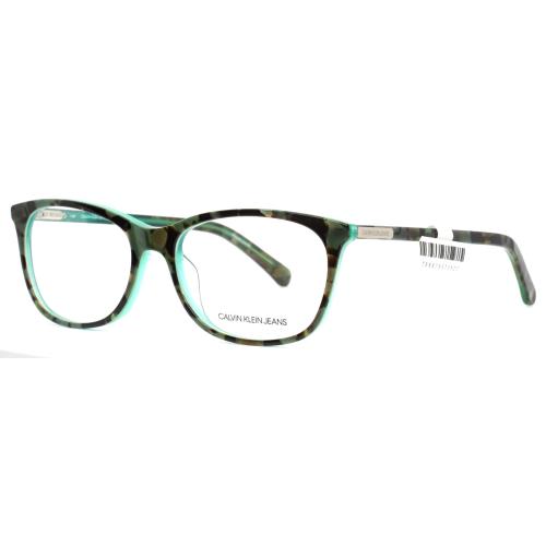 Calvin Klein Jeans CKJ303 458 Teal Tortoise Womens Eyeglasses 53-16-135