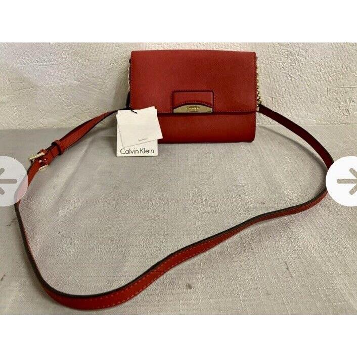 Calvin Klein Connie Mini Red Crossbody Bag Handbag