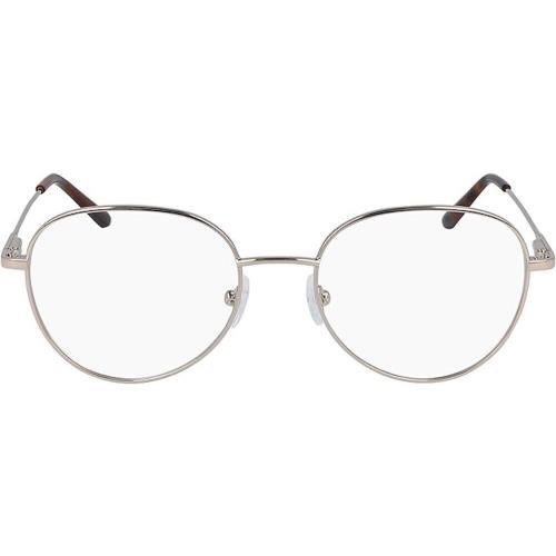 Calvin Klein CK19130 717 Women`s Round Gold Tortoise Optical Eyeglasses