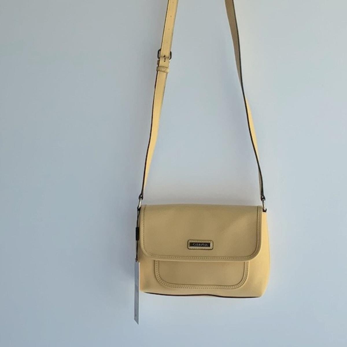 Calvin Klein Flap Crossbody Yellow