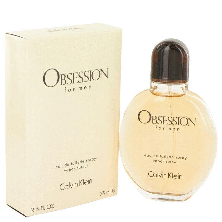 Obsession by Calvin Klein Eau De Toilette Spray 2.5 oz Men