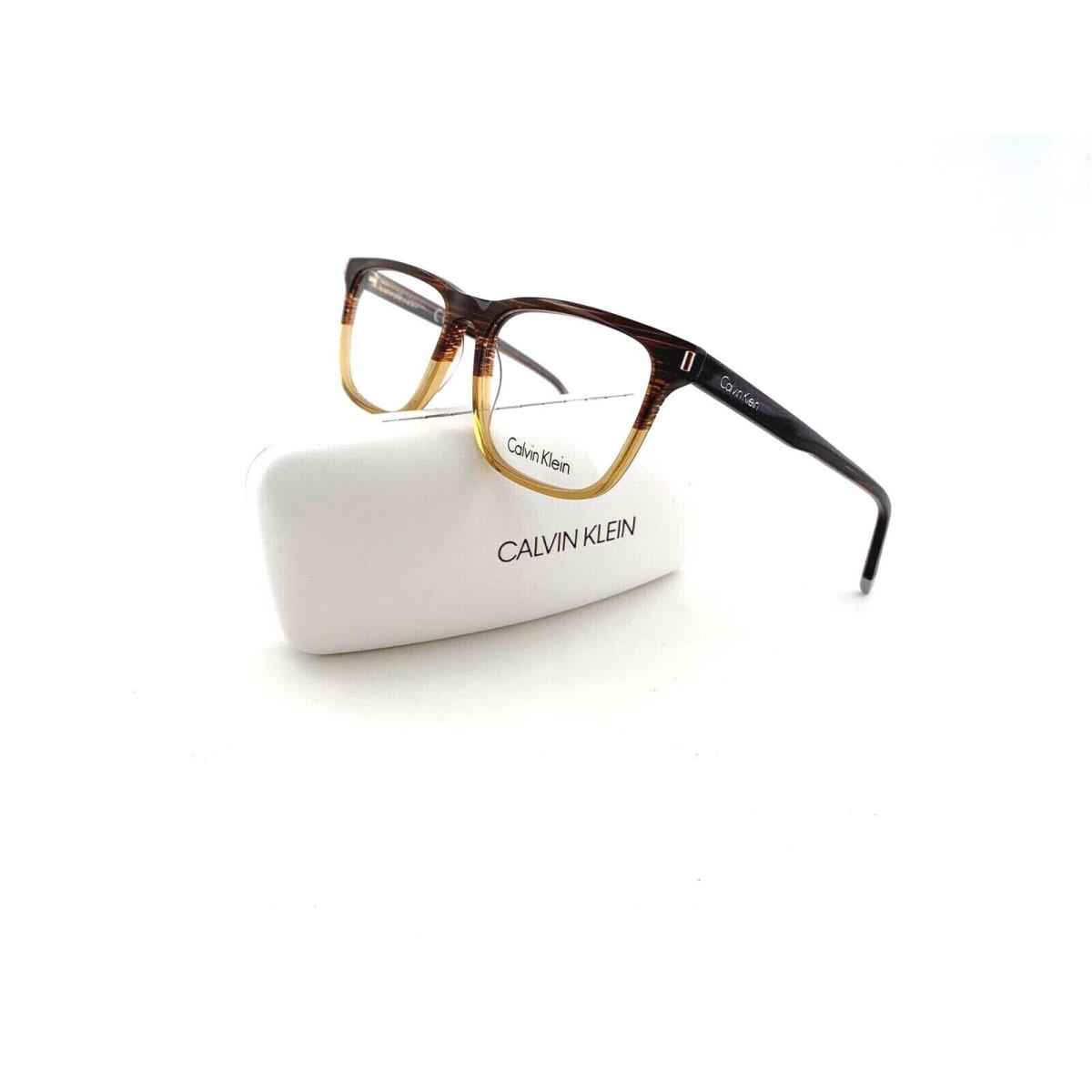 Calvin Klein Frames Striped Brown CK5974 231 55 17 145 RX Eyeglasses Unisex