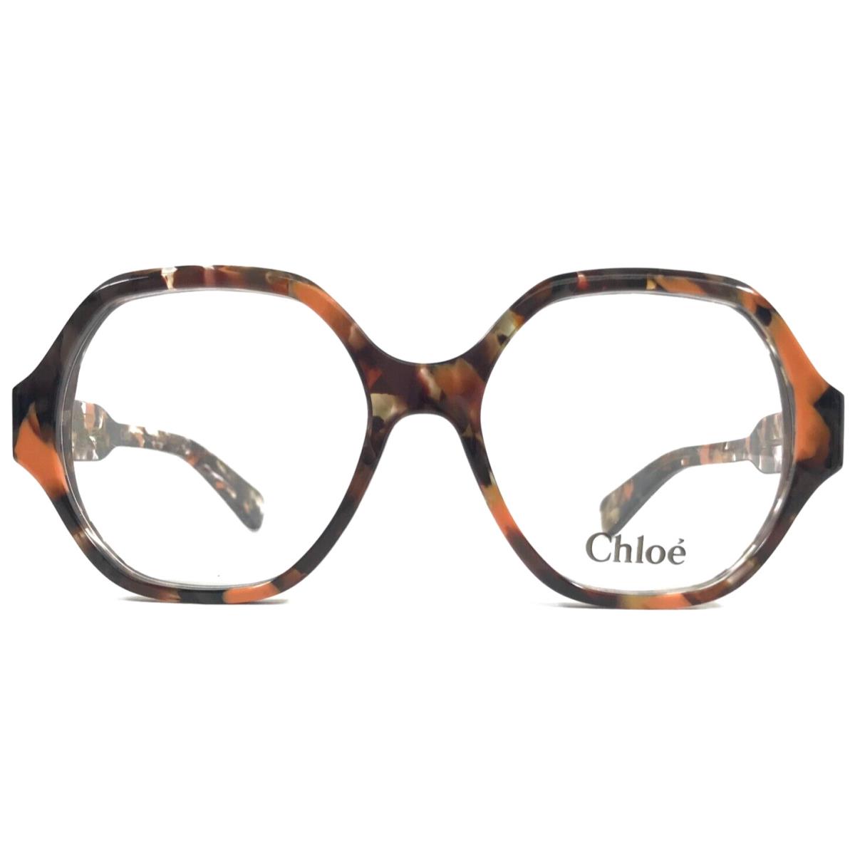 Chloe Eyeglasses Frames CH0189O 003 Burnt Havana Reace Limited Edition 53-17-145