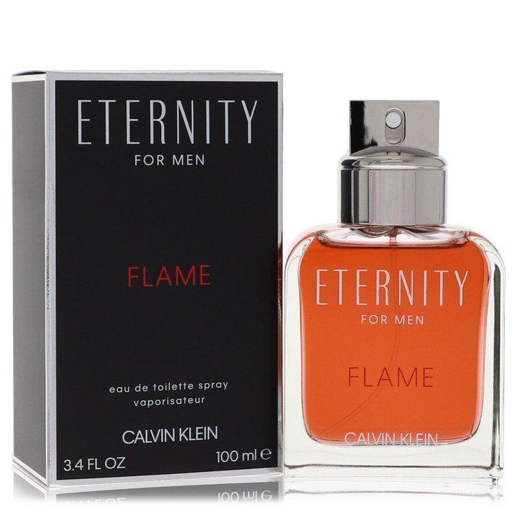 Eternity Flame by Calvin Klein Eau De Toilette Spray 3.4 fl oz For Men