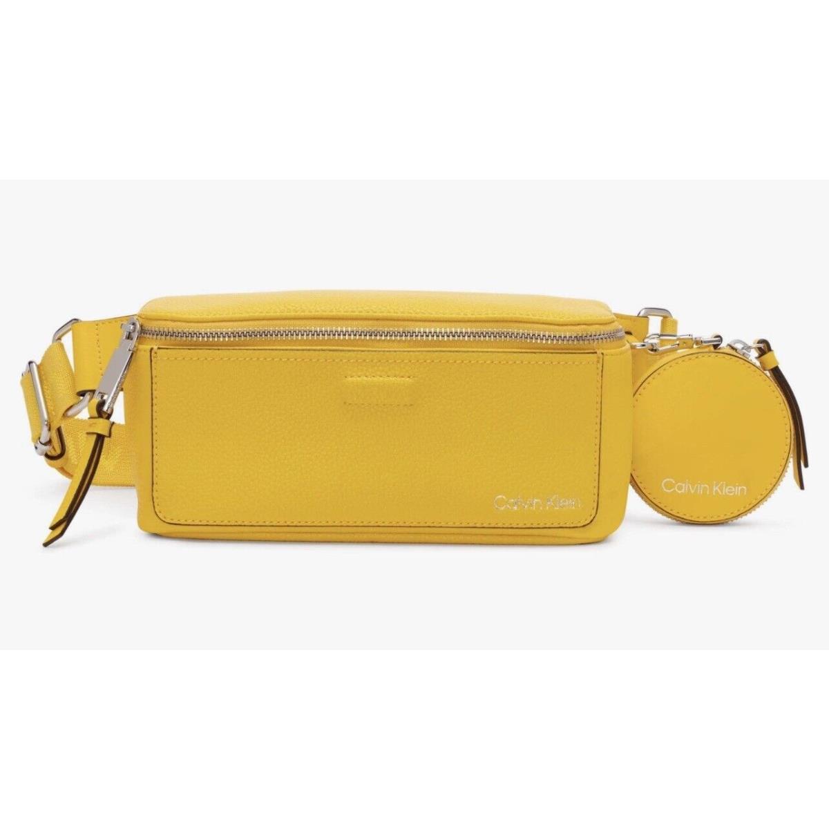 Calvin Klein Millie Belt Bag Fanny Pack H1DIZSQ2 Daf Leather Yellow