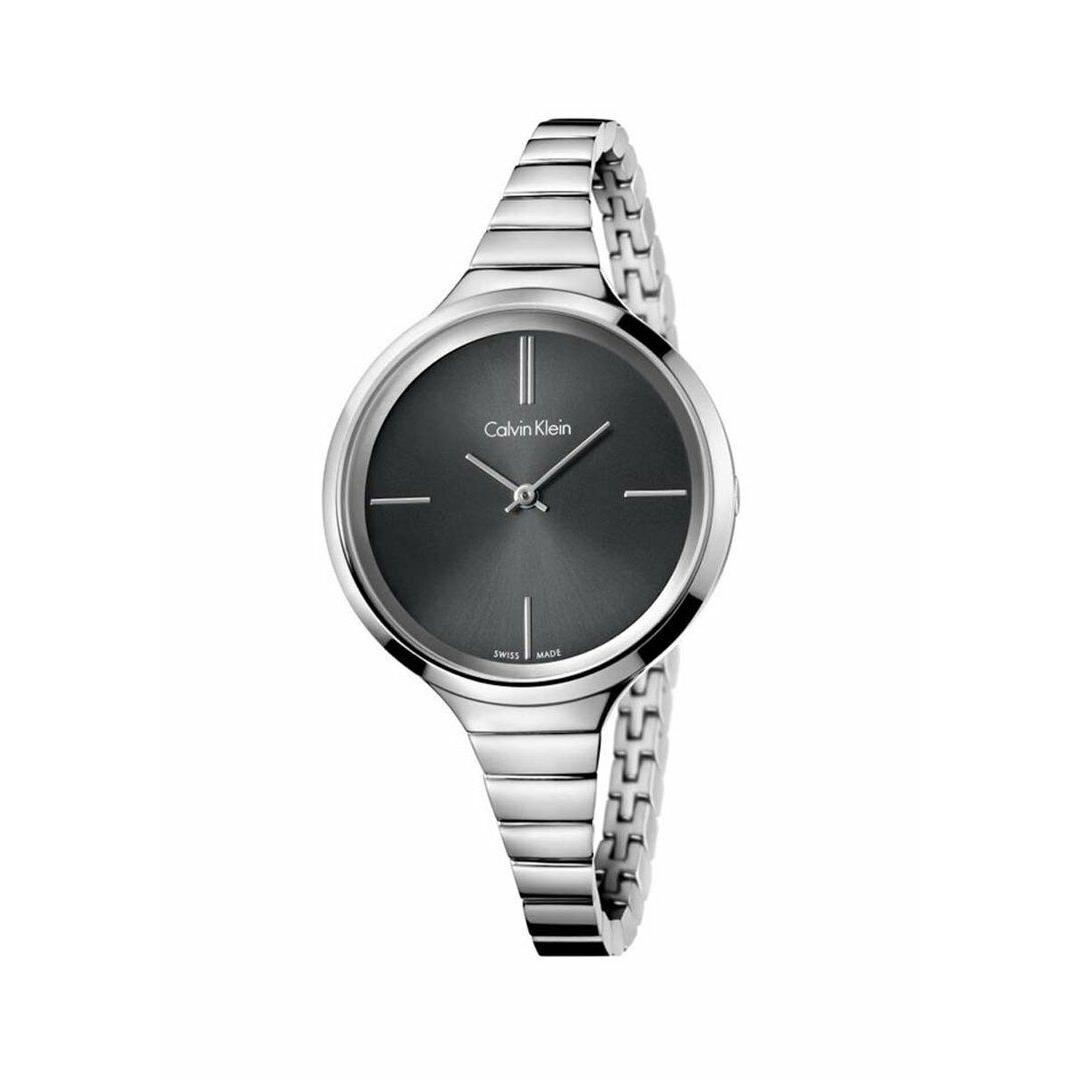 Calvin Klein K4U23121 Lively Stainless Steel Band Black Dial Watch