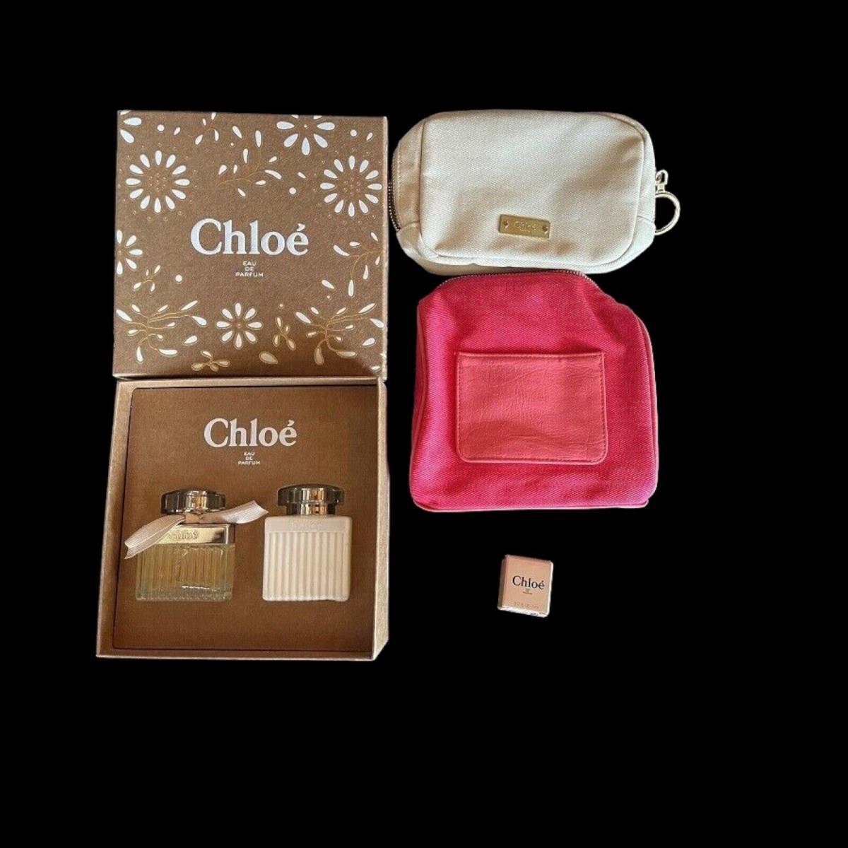 Chloé Coffret Edp 50ml + Body Lotion 100ml Women`s Perfume Makeup Bag