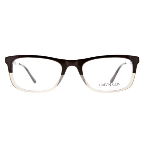 Calvin Klein CK19707 277 Men`s Square Brown Crystal Taupe Optical Eyeglasses