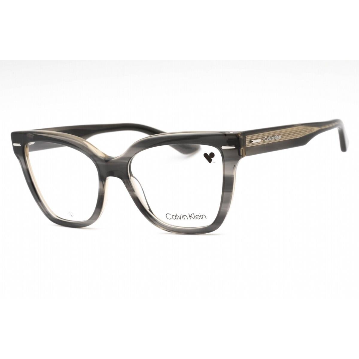 Calvin Klein CK23543-023 Striped Grey Eyeglasses