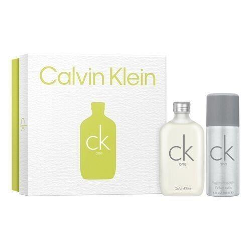 Calvin Klein CK One 2 Pcs Gift Set 3.3 oz Edt Spray + 5 oz Deodorant Spray