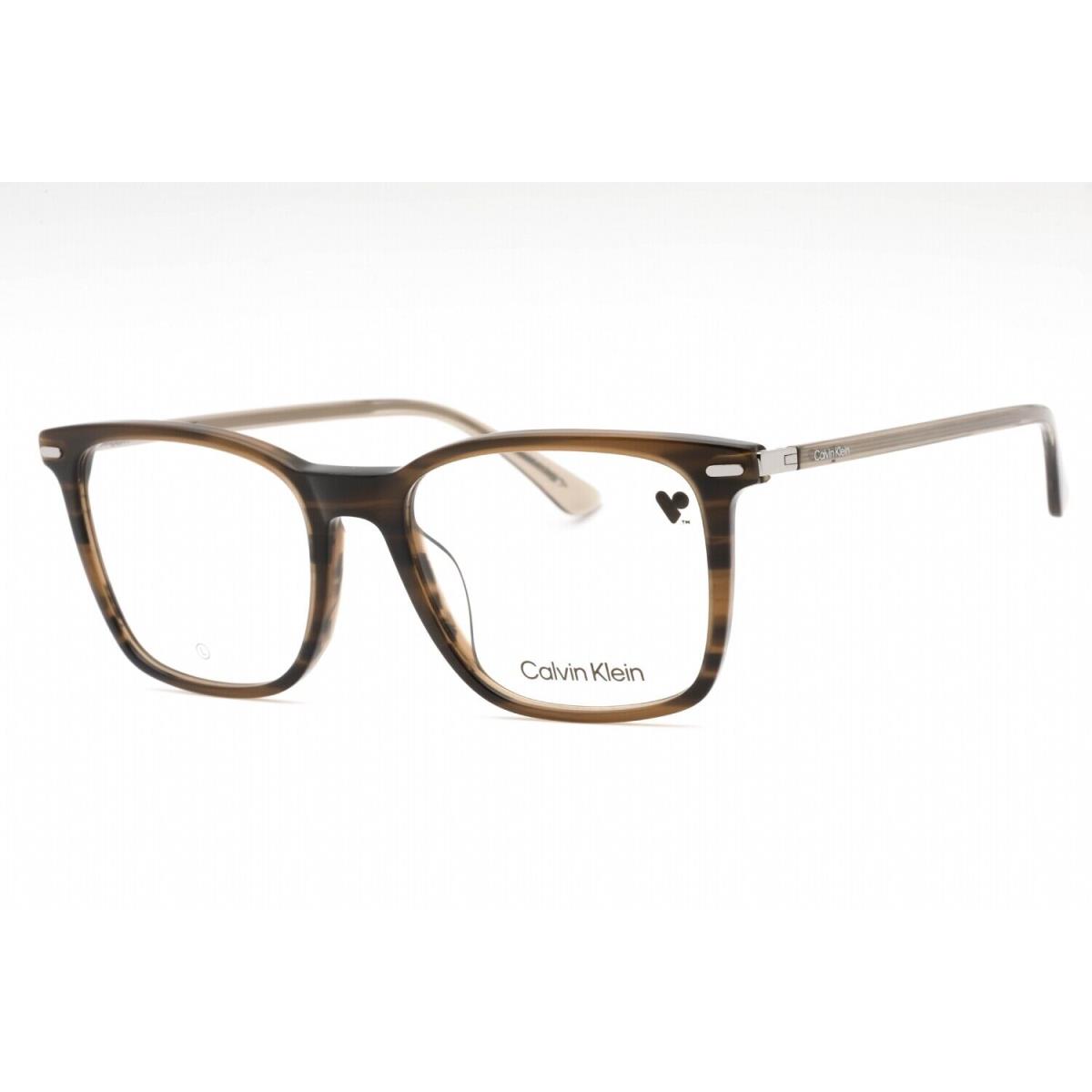 Calvin Klein CK22541-317 Striped Olive Eyeglasses