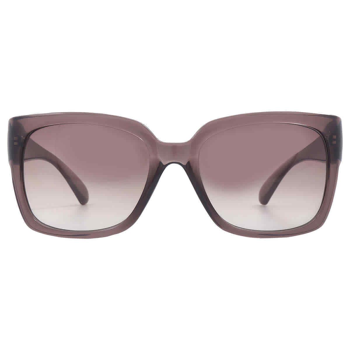 Calvin Klein Brown Gradient Square Ladies Sunglasses CK22549S 532 56