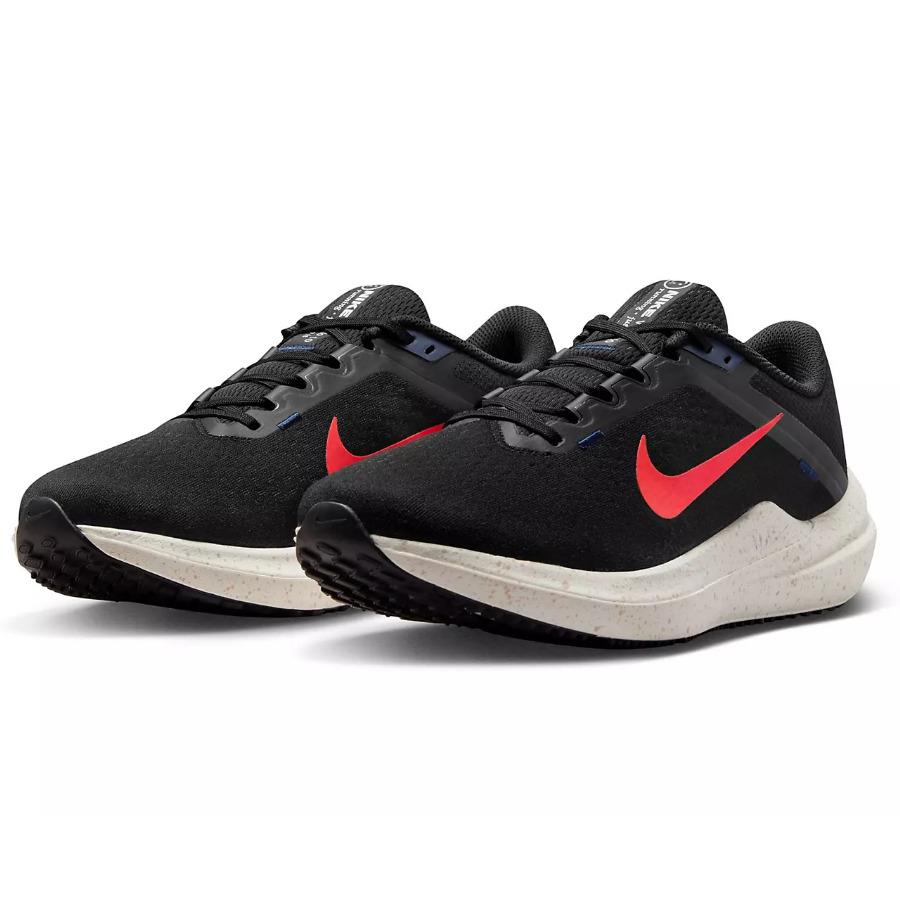 Men`s Nike DV4022 002 Nike Air Winflo 10 Black/crimson Shoes Sneakers