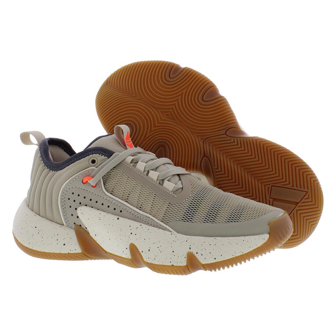 Adidas Trae Unlimited GS Boys Shoes - Beige/Cream, Main: Beige