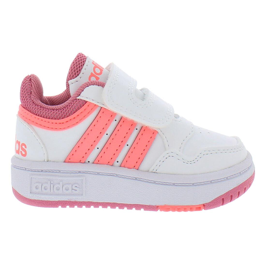 Adidas Hoops 3.0 Cf Infant/toddler Shoes - White/Pink, Main: White