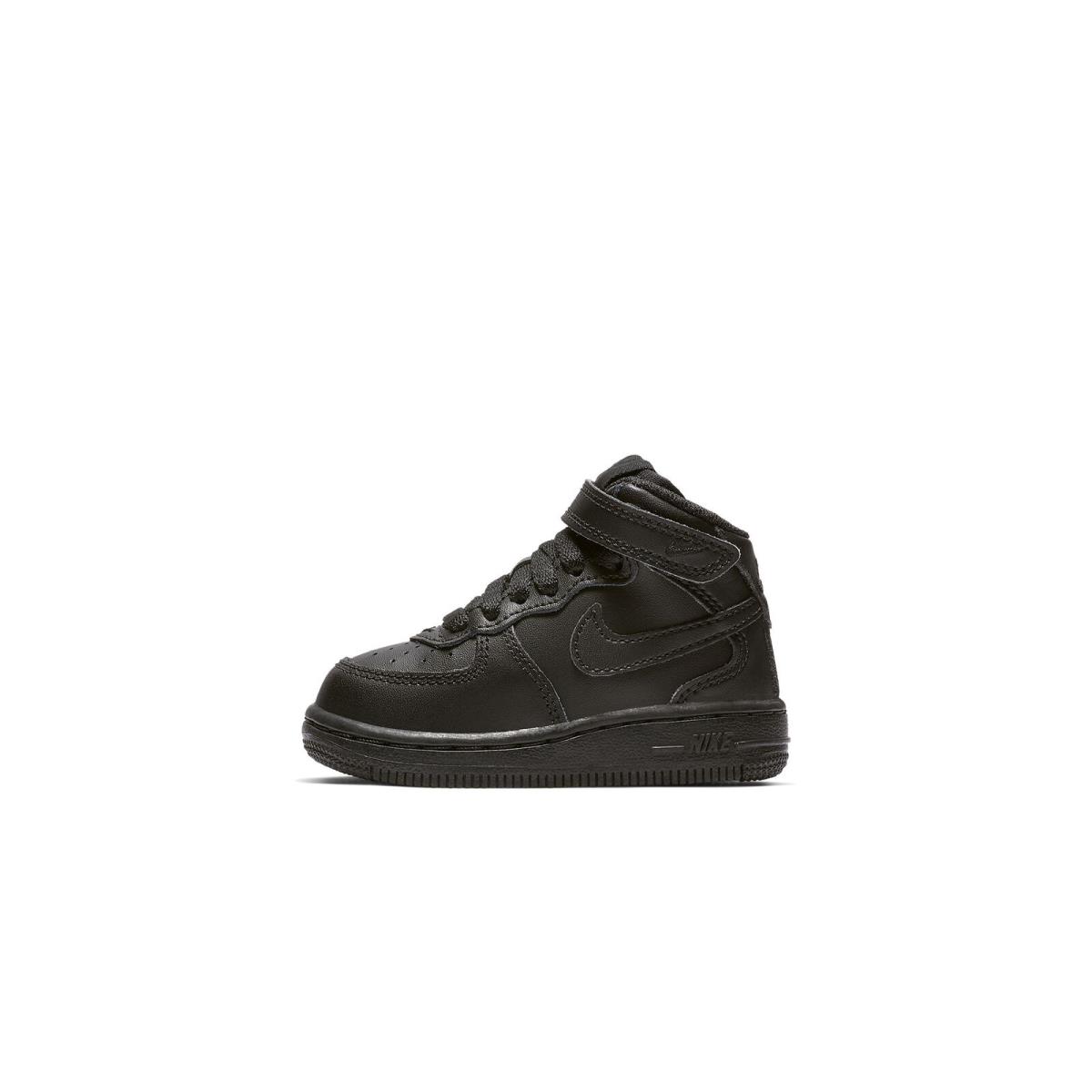 Toddler`s Nike Air Force 1 Mid Black/black 314197 004