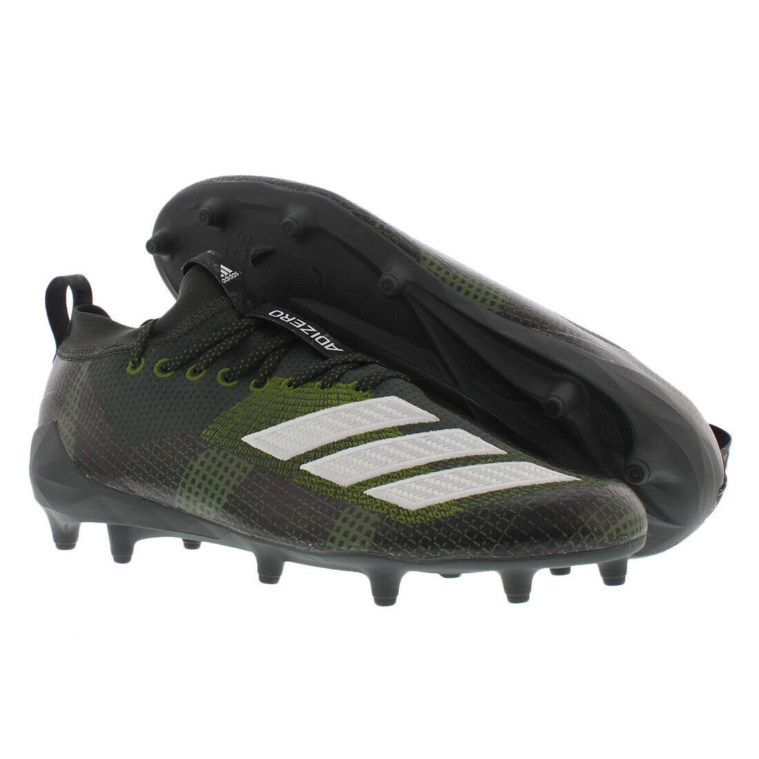 Adidas SM Adizero 8.0 Mens Shoes - Green/White/Black, Main: Black