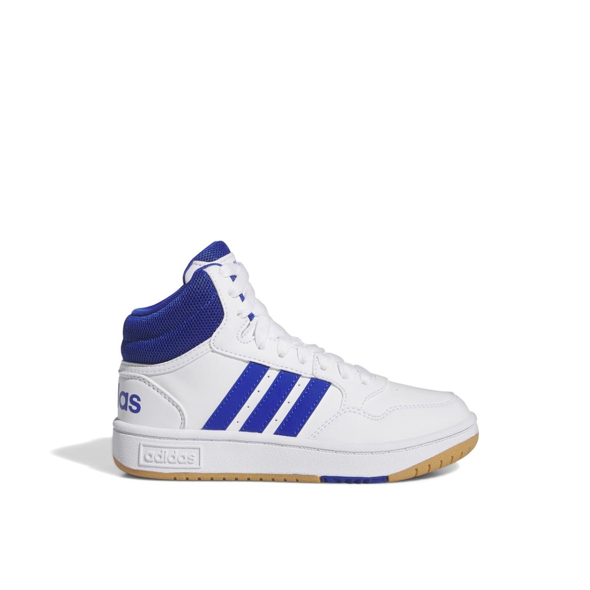 Boy`s Sneakers Adidas Hoops Mid 3.0 Sneaker - White/Blue