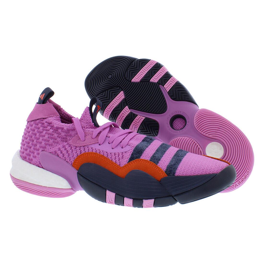 Adidas Trae Young 2 Unisex Shoes - Pulse Lilac/Shadow Navy/Impact Orange, Main: Purple