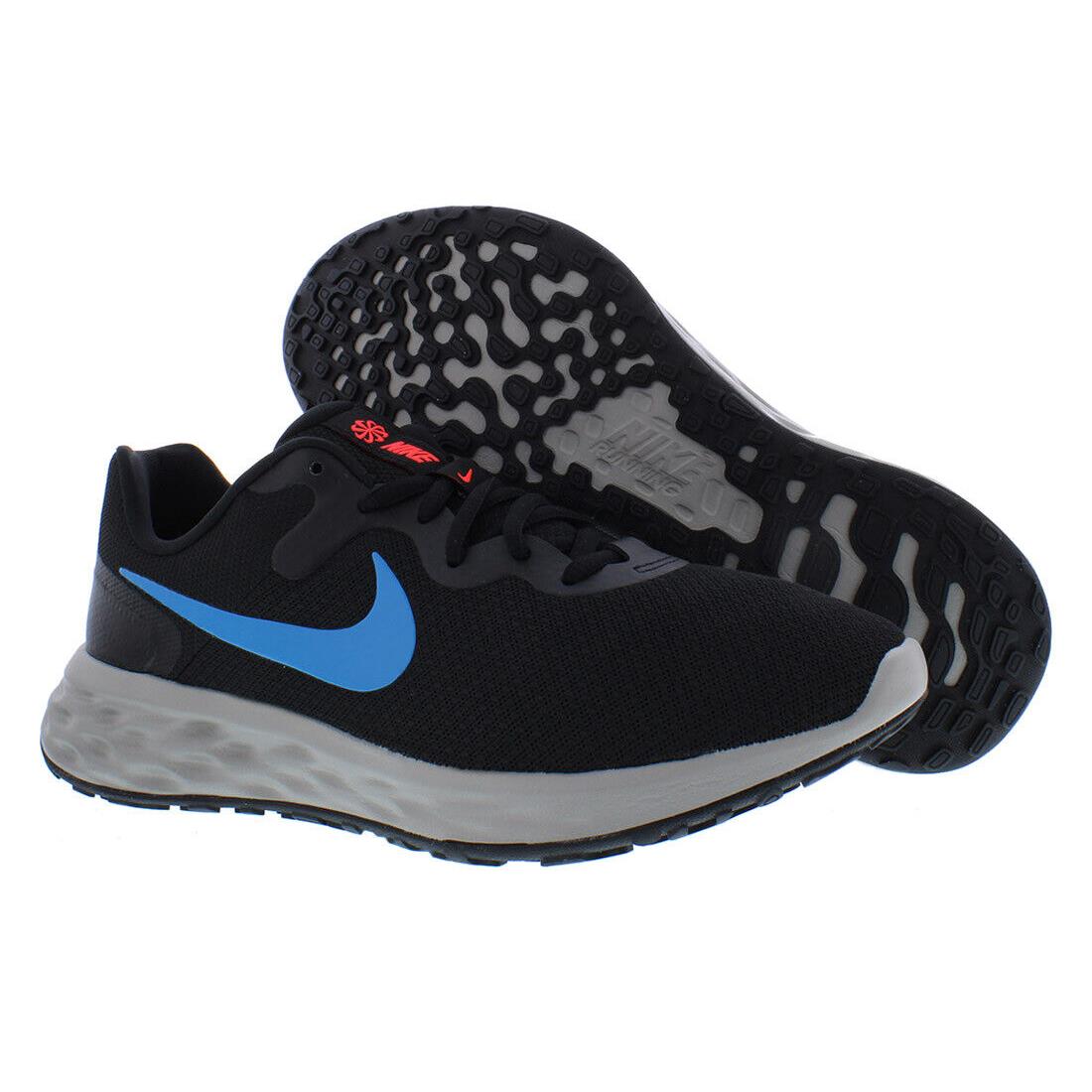 Nike Revolution 6 NN Mens Shoes - Black/Laser Blue/Cobblestone, Main: Black