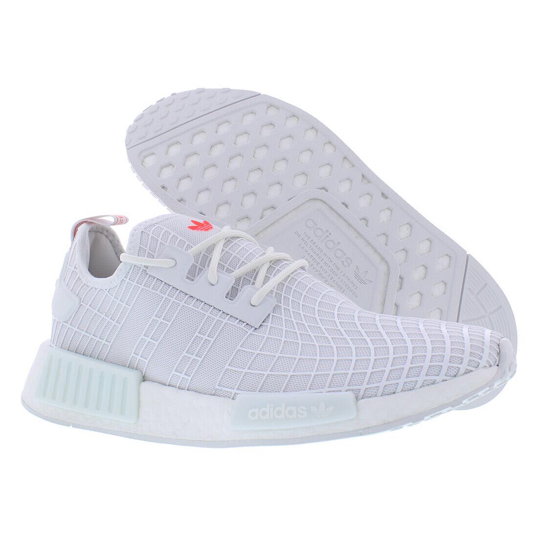 Adidas Originals Nmd_R1 Mens Shoes - Cloud White/Cloud White/Solar Red, Main: White