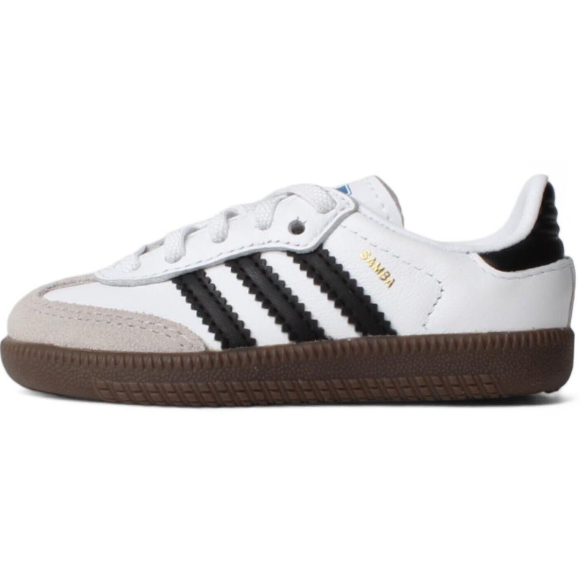 Toddler`s Adidas Samba OG EL I FTWWHT/CBLACK/GUM5 IE3679 - FTWWHT/CBLACK/GUM5