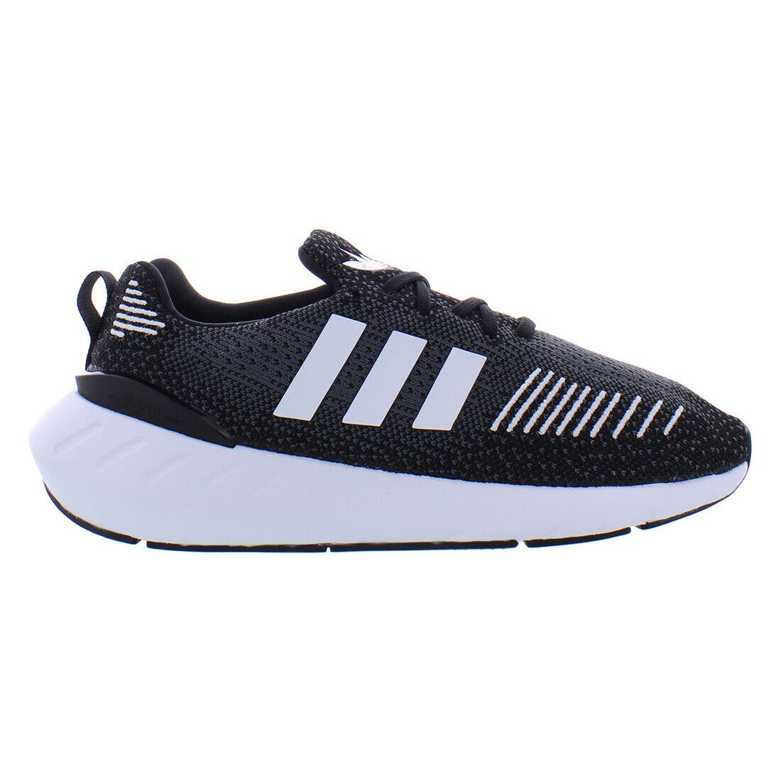 Adidas Swift Run 22 Womens Shoes - Black/White, Main: Black